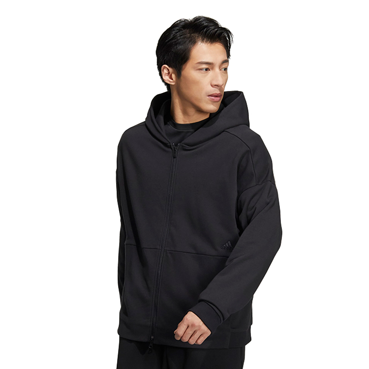Мужская Толстовка Adidas M WRD SWT FZHD S Черный photo 4