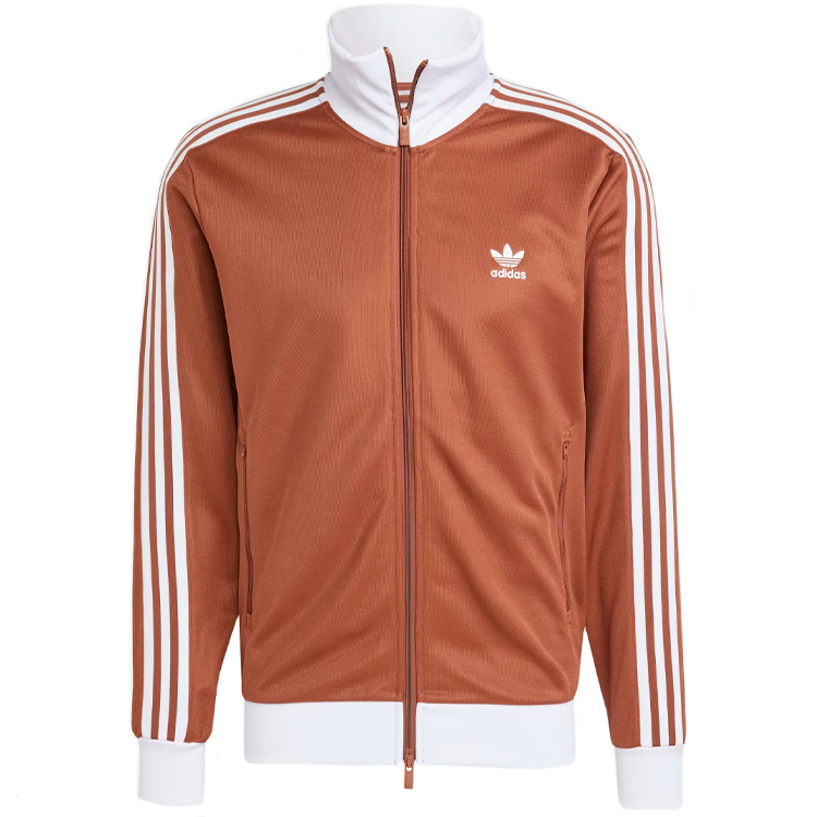 Hanorac pt bărbați Adidas CLASSIC TT S Maro photo 4