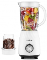 Блендер Kitfort KT-1379, 350 Вт, 2 скоростей, Белый  thumbnav 1
