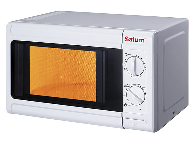 Cuptor cu microunde Saturn STMW7179 700 W / 17 l / Alb photo 4