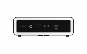Mini PC (Barebone) ZOTAC ZBOX-CI645NANO-BE, Passive Cooling, Intel® Core™ i5-1135G7 4C/8T, 2.4-4.2GHz, 2xDDR4 SODIMM, 1x2.5" SATA,1xM.2 2230/2242 NVMe, Intel Iris Xe Graphics, 1xUSB-C 3.2/TB4, 4xUSB 3.1, 1xUSB2.0, 2xGbE LAN, WiFi(802.11ac)/BT5.0, HDMI, DP thumbnav 1