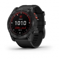 Garmin Fenix 7X Solar Slate Gray with Black Band thumbnav 1
