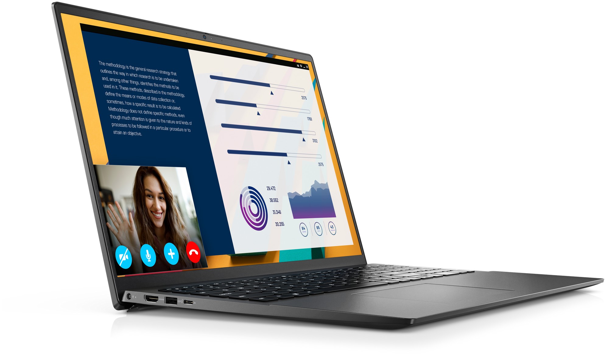 Laptop  16.0" DELL Vostro 5620 / FHD+ / Core i5 / 8GB / 256GB SSD / Win11Pro / Titan Gray photo 3