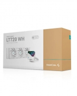 DEEPCOOL Liquid Cooler  "LT720 WH", 360mm radiator, Anti-Leak Technology, LGA2066/2011/1700/1200/1151/1150/1155 & AM5/AM4/sTRX4, up to 300W, 3x120mm PWM LED FK120  fans, ARGB LED lighting cap, fans: 500~2250rpm, 17.6~32.9dBA, 85.85CFM, 4 pin, pump: 3100rp thumbnav 6