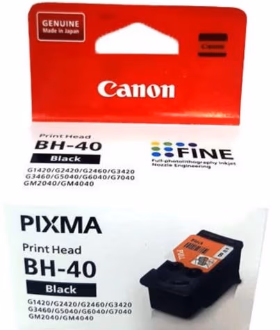 Print Head BH-40 (3421C001) Black (the following Black ink cartridges:GI-41B) for Priters Canon Pixma G2420,2430,2460 G1420,3420,3430,3470, GM2040,GM4040, G5040,6040,7040