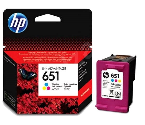 HP 651 (C2P11AE) Color Ink Cart (c/m/y) for HP Deskjet Ink Advantage 5575 , HP DeskJet Ink Advantage 5645, 300p.