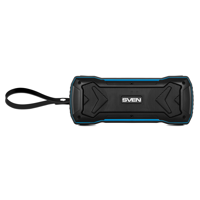 Boxa portabila SVEN PS-220, Black-Blue / 10W / Bluetooth / FM / USB / microSD / 1200mA*h photo 3