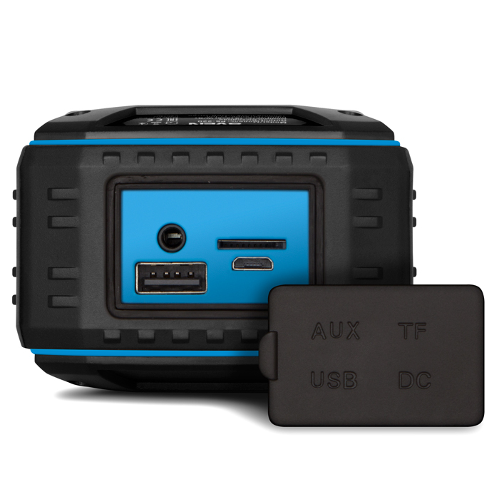 Boxa portabila SVEN PS-220, Black-Blue / 10W / Bluetooth / FM / USB / microSD / 1200mA*h photo 5