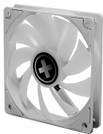 120mm Case Fan - XILENCE Performance A+ Series ”XPF120.W.ARGB” White ARGB LED Fan: 120x120x25mm, 500~1500rpm, <18~32.5dBa, 70CFM, PWM, hydro bearing, 4 pin + ARGB 3 Pin M/B, Black thumbnav 2