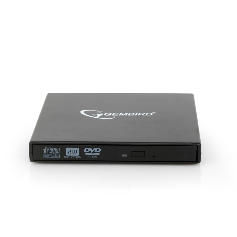 External DVDRW Drive Gembird DVD-USB-02-SV, Portable-17mm, CDR/RW +24x/-24x, DVDR+8x/-8x, RW+6x/-6x, DL+6x, RAM 5x, USB2.0, Silver, Retail photo 4