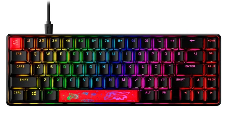 Tastatura HYPERX Alloy Origins 65 RGB, HyperX Red key switch [4P5D6AX#ACB] photo 2