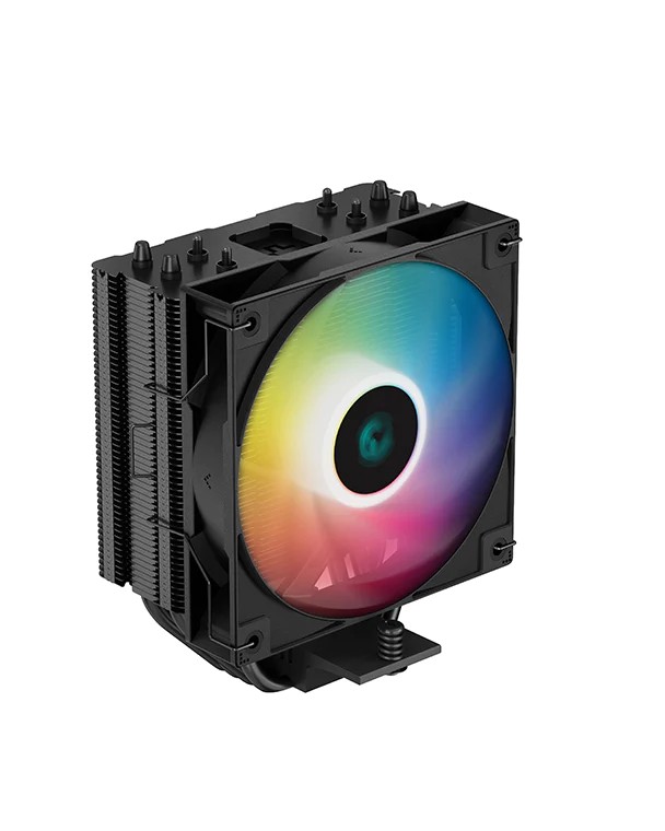 Cooler DEEPCOOL AG400 BK ARGB / Universal / 220W / 500~2000rpm, <31.6dBA / 75.89CFM / Black photo 1