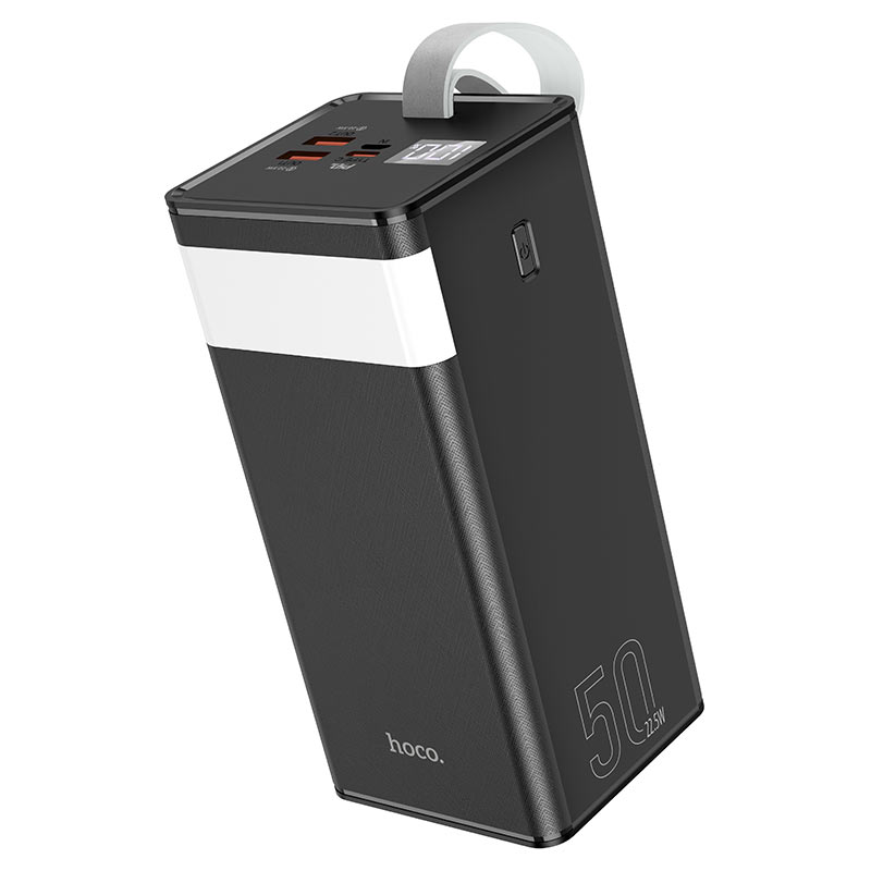 Портативный аккумулятор HOCO J86A Powermaster / 22.5W / 50000mAh / Black photo 1