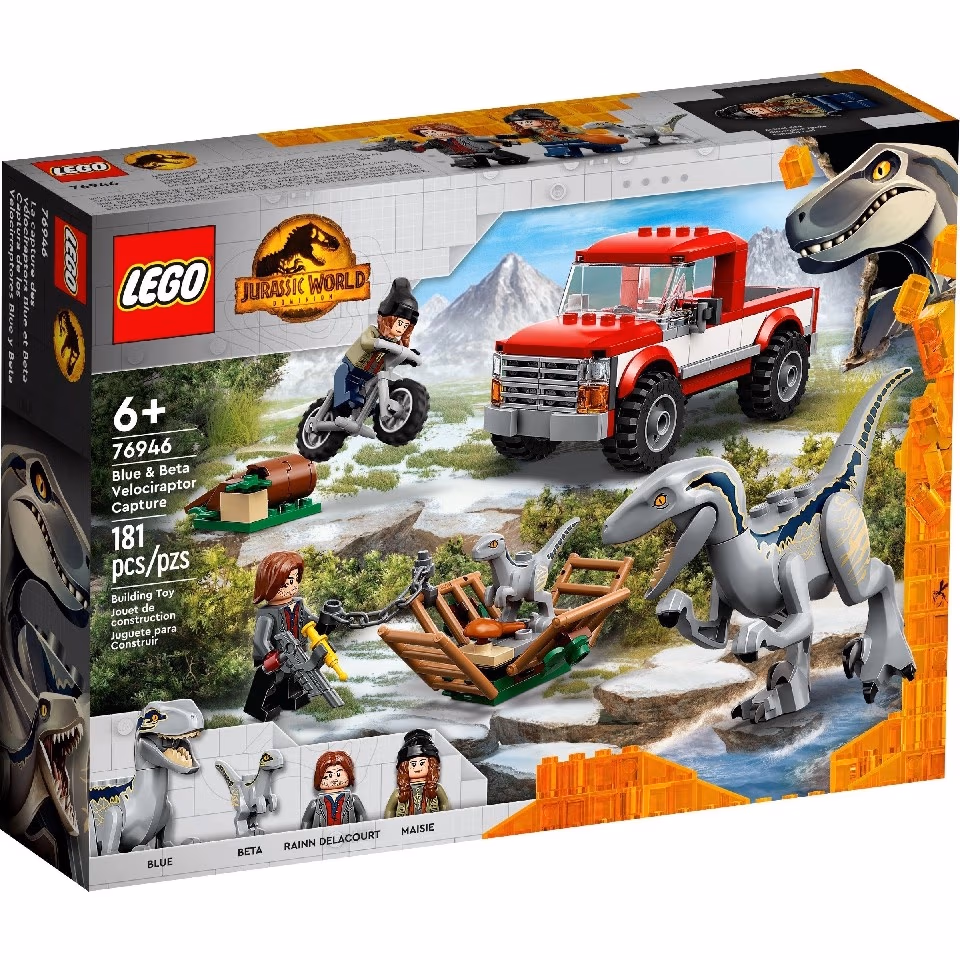 Lego Jurassic World 76946 Blue & Beta Velociraptor Capture