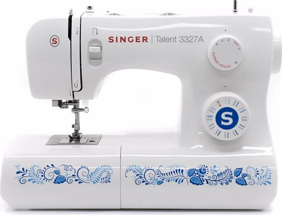 Masina de cusut Singer 3327A, 23 programe, Alb