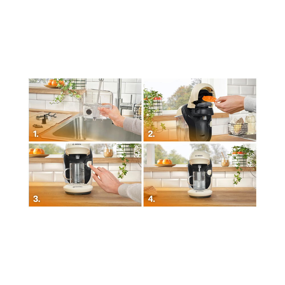 Aparat de cafea Cu capsule Bosch TASSIMO STYLE TAS117E / 3.3 bar  photo 11