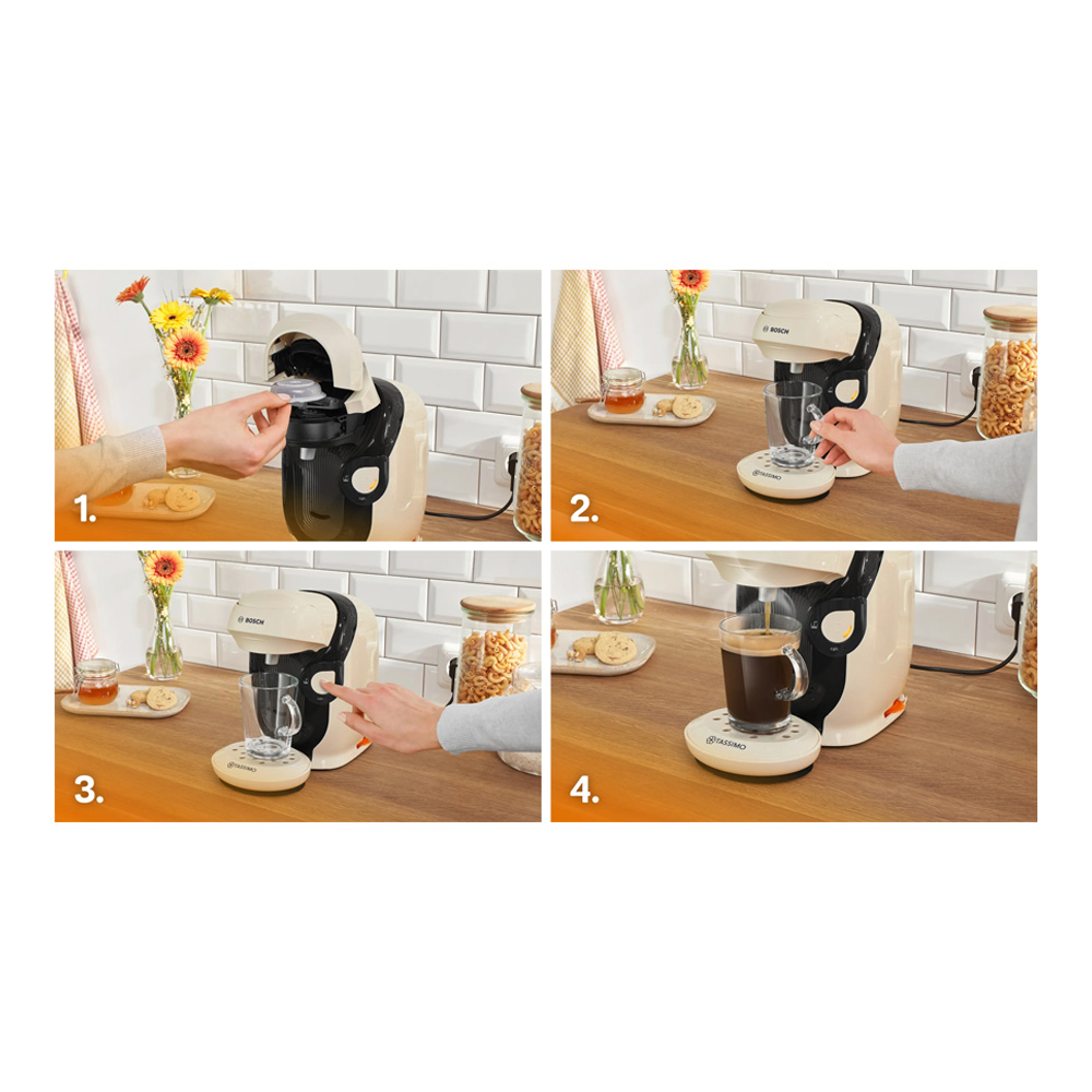 Aparat de cafea Cu capsule Bosch TASSIMO STYLE TAS117E / 3.3 bar  photo 12