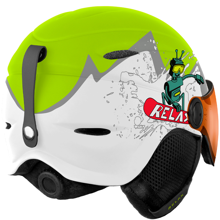 Casca de schi Relax TWISTER VISOR XS Verde Barbati photo 2