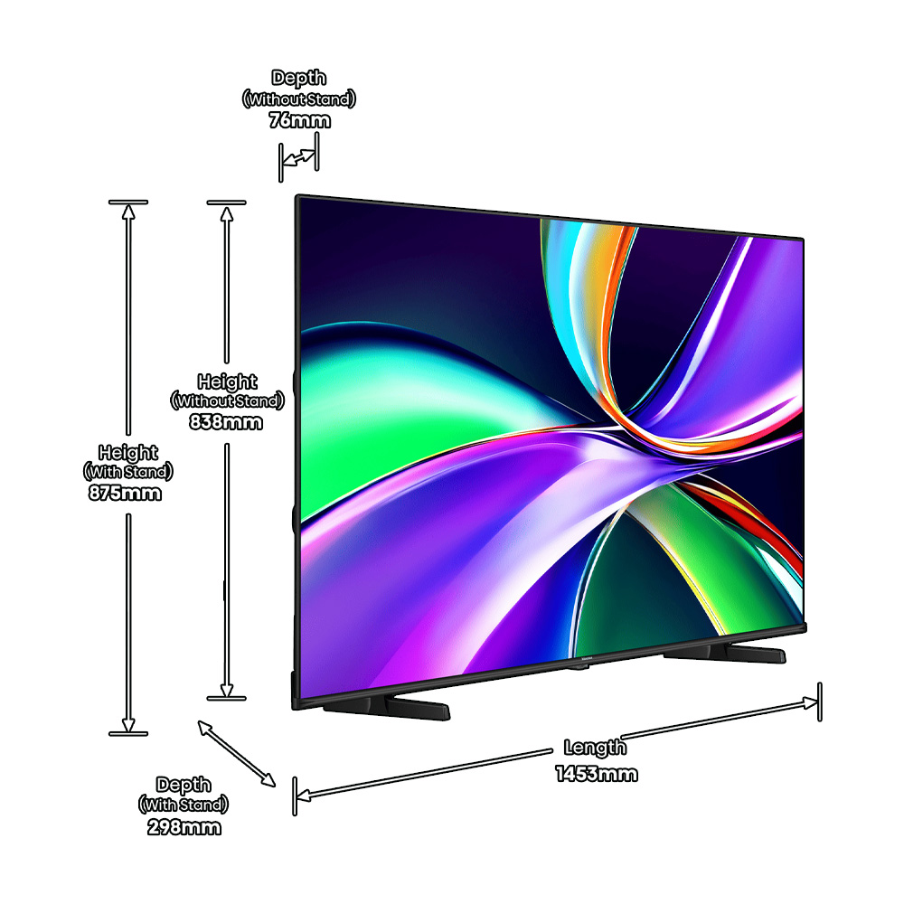 Телевизор Hisense 65E7Q / 65" / QLED / 4K UHD photo 9