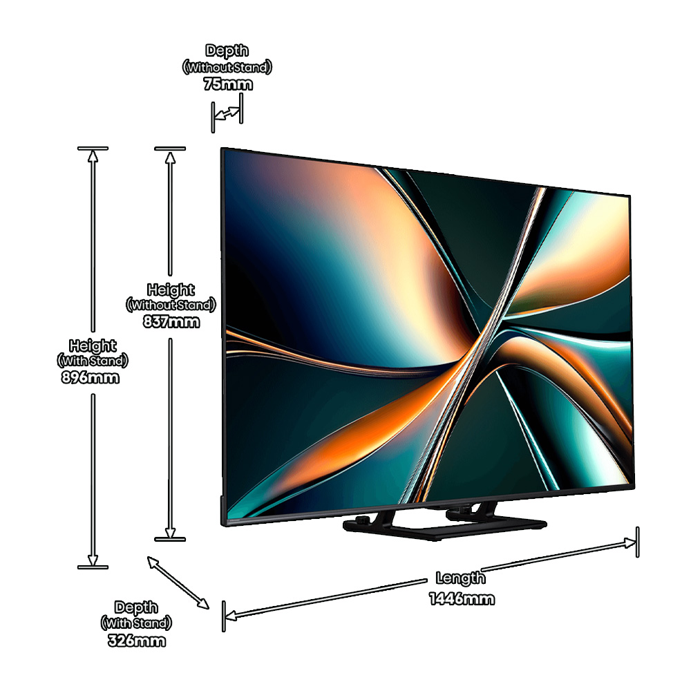 Televizor Hisense 65U7Q / 65" / Mini LED / 4K UHD photo 6