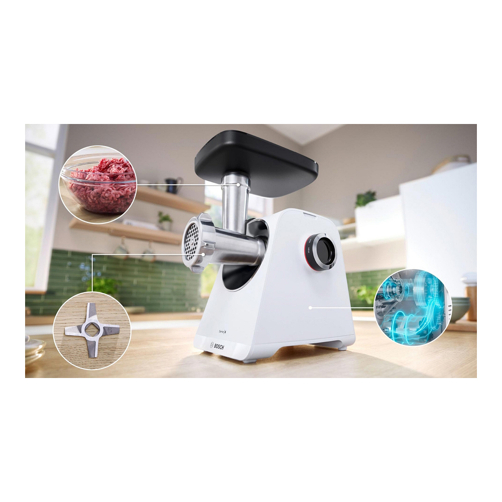 Мясорубка Bosch MFWS607W photo 10