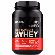 Proteine din zer Optimum Nutrition Gold Standard 100% WHEY Strawberry 2lb