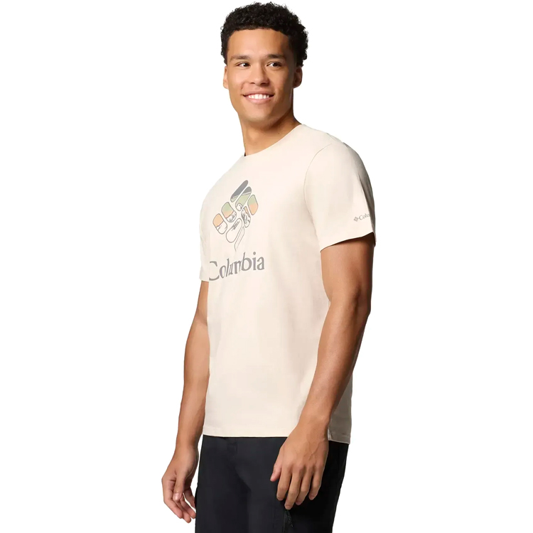 Футболка мужская Columbia M Rapid Ridge Graphic Tee S Бежевый photo 2