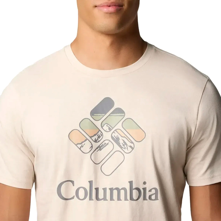 Футболка мужская Columbia M Rapid Ridge Graphic Tee S Бежевый photo 5