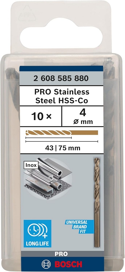 Набор сверл Bosch HSS-CO 4.0x43x75, 2608585880 photo 2