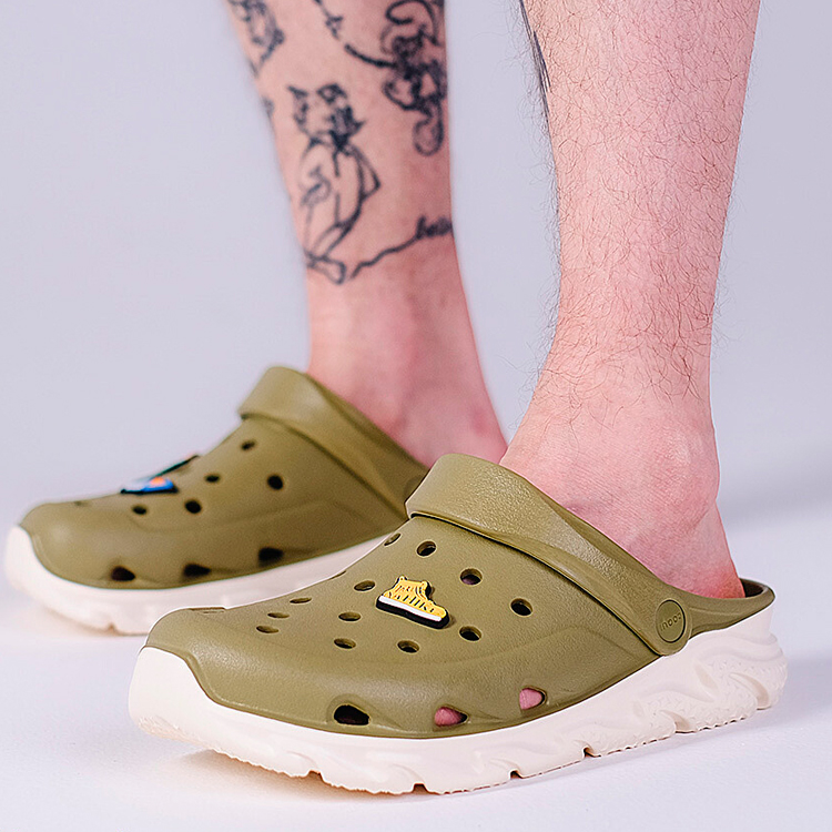 Slapi COQUI Clogs CODY DUAL pt Barbati / 42 / Bej-verde photo 4