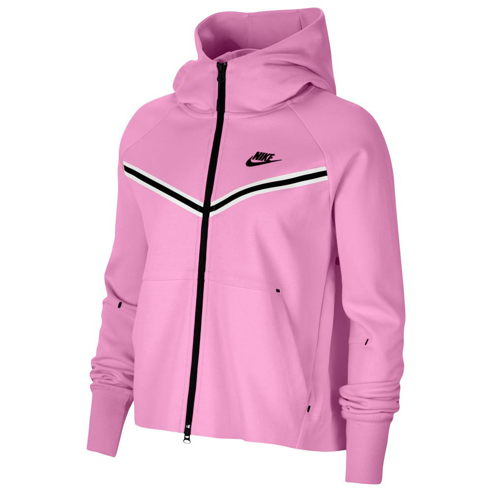 Hanorac Nike W NSW TCH FLC WR HOODIE FZ L Roz Femei photo 1