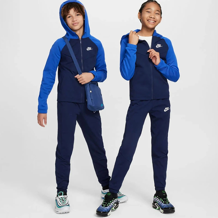 Costum sportiv Nike K NSW TRACKSUIT POLY HD FZ LBR / Barbati / M / Albastru photo 12