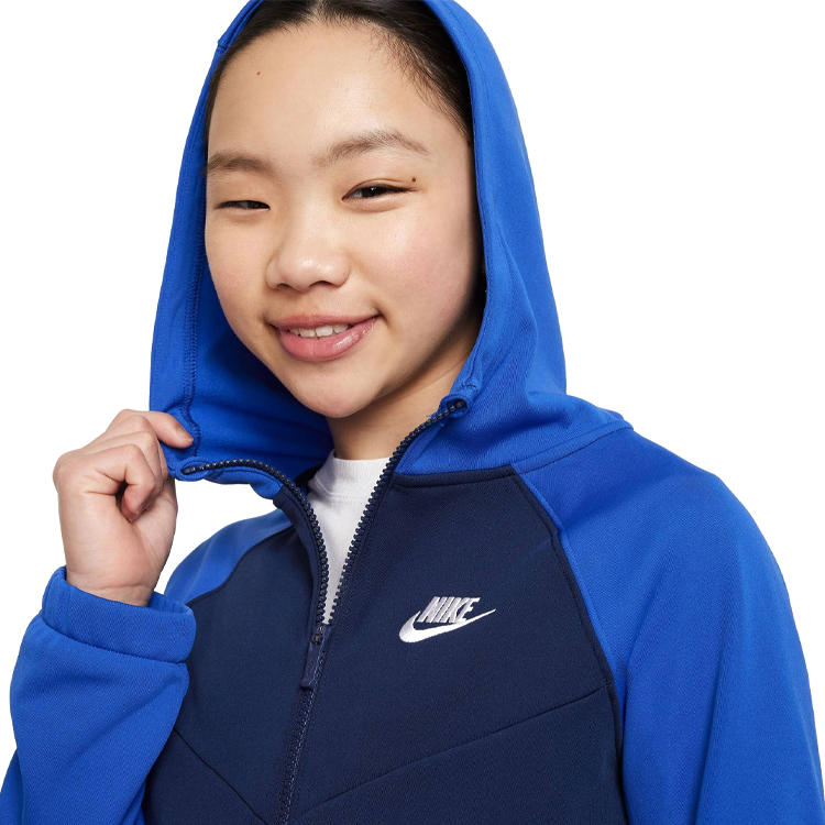 Costum sportiv Nike K NSW TRACKSUIT POLY HD FZ LBR / Barbati / M / Albastru photo 7
