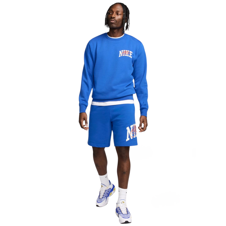 Sorti de bărbați Nike M CLUB FT SHORT ARCH GX XS Albastru photo 3