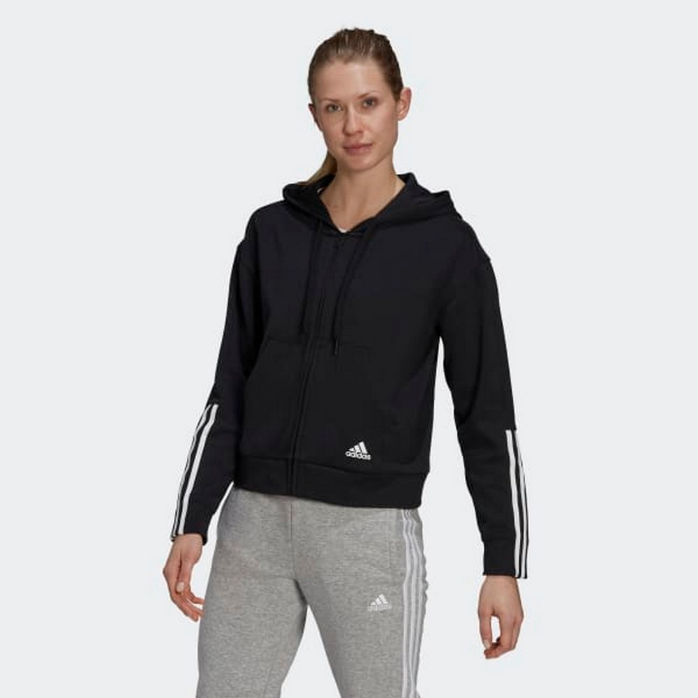 Hanorac Adidas W DK FZ HD 2XS Negru Femei photo 2