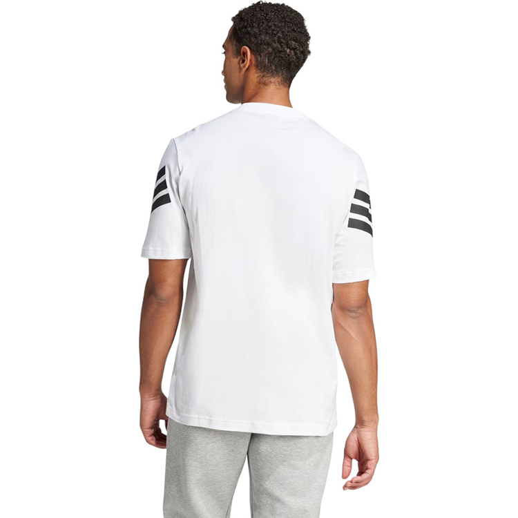 Tricou bărbătesc Adidas M FI 3S REG T XS Alb photo 2