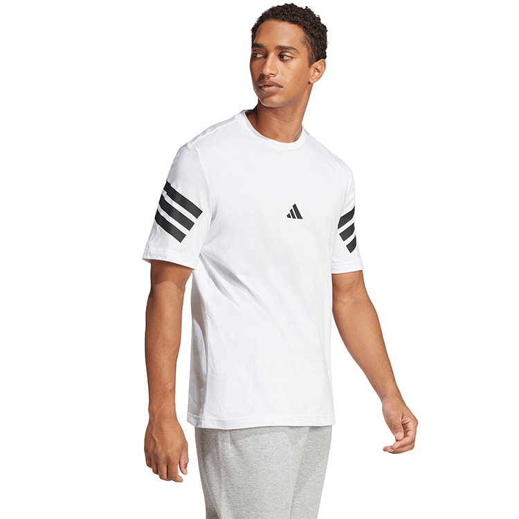 Tricou bărbătesc Adidas M FI 3S REG T XS Alb photo 3