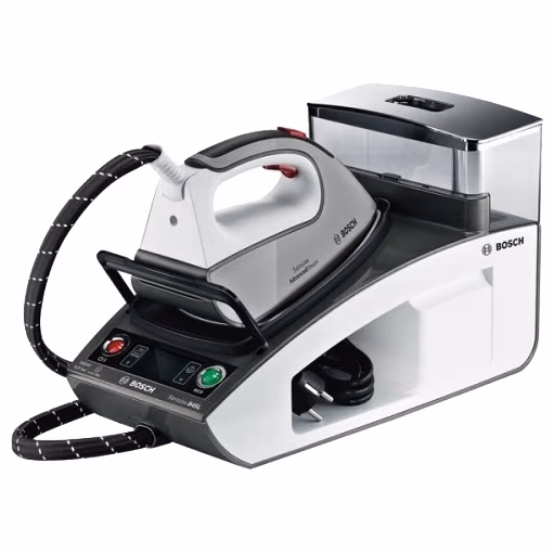 Утюг с парогенератором Bosch TDS4580, 3100 Вт, 1300 мл, Белый/Серый