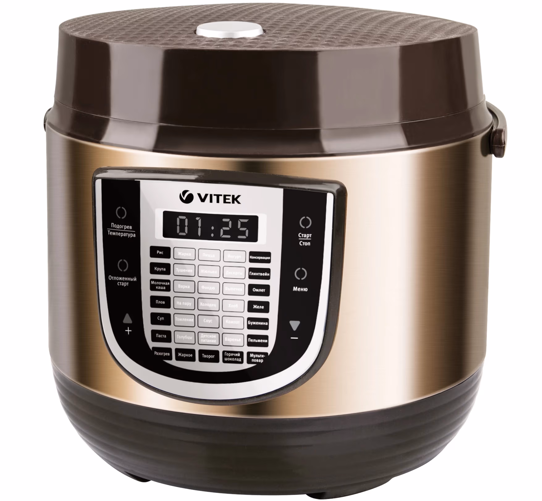 Мультиварка Vitek VT-4280, 860 Вт, 35 программ, Мокко