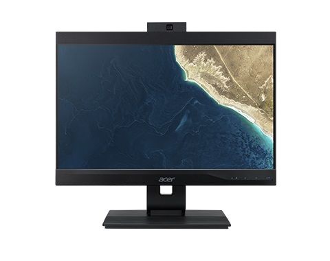 All-in-One PC - 23.8'' ACER Veriton Z4860G, FHD IPS (DQ.VRZME.012) Intel® Core® i3-8100 3.6GHz, 8GB DDR4, 256GB SSD, CR, DVD-RW, Intel® UHD, VGA, DP, USB-C, COM-port, VESA, 2.0 MP FHD cam, Wi-Fi-AC/BT5, wireless KB&MS, Endless OS, Black photo 1