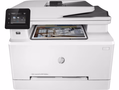 MFD HP Color LaserJet Pro M283fdw, White,  A4, Fax, Up to 22ppm, Duplex, 256MB RAM,600x600 dpi,Up to 40000 p.,50-sheet  ADF,6.85cm touch,PCL 5c/6,Postscript 3,USB 2.0, Gigabit Ethernet, Wi-Fi 802.11 b/g/n,ePrint, AirPrint(HP 206/X)