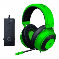 RAZER Kraken Tournament Edition Green / Gaming Headset, Retractable Microphone, featuring THX Spatial Audio for 360° sound, 50mm neodymium driver units, Ultra-durable Kevlar™ cable, compatible with devices with jack 3.5 mm, PS4, PC with USB thumbnav 1