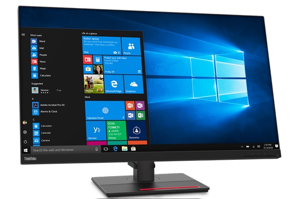 31.5" Monitor Lenovo ThinkVision T32h-20 / 5ms / Black photo 2