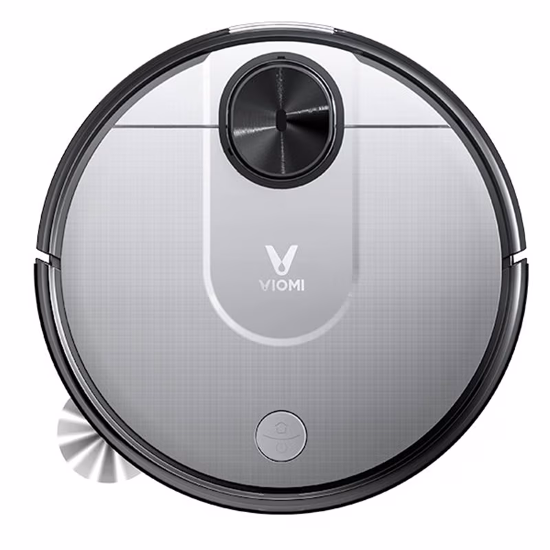 XIAOMI "Viomi Cleaning Robot" (V2 PRO) EU, Gray, Robot Vacuum, Suction 2150pa, Sweep, Mop, Remote Control, Self Charging, 2-in-1 Dust box (300ml) / Water Tank (190ml) + 550ml Water Tank, Working Time: 120m, Maximum area about 150 m2, Barrier height 2cm (M 