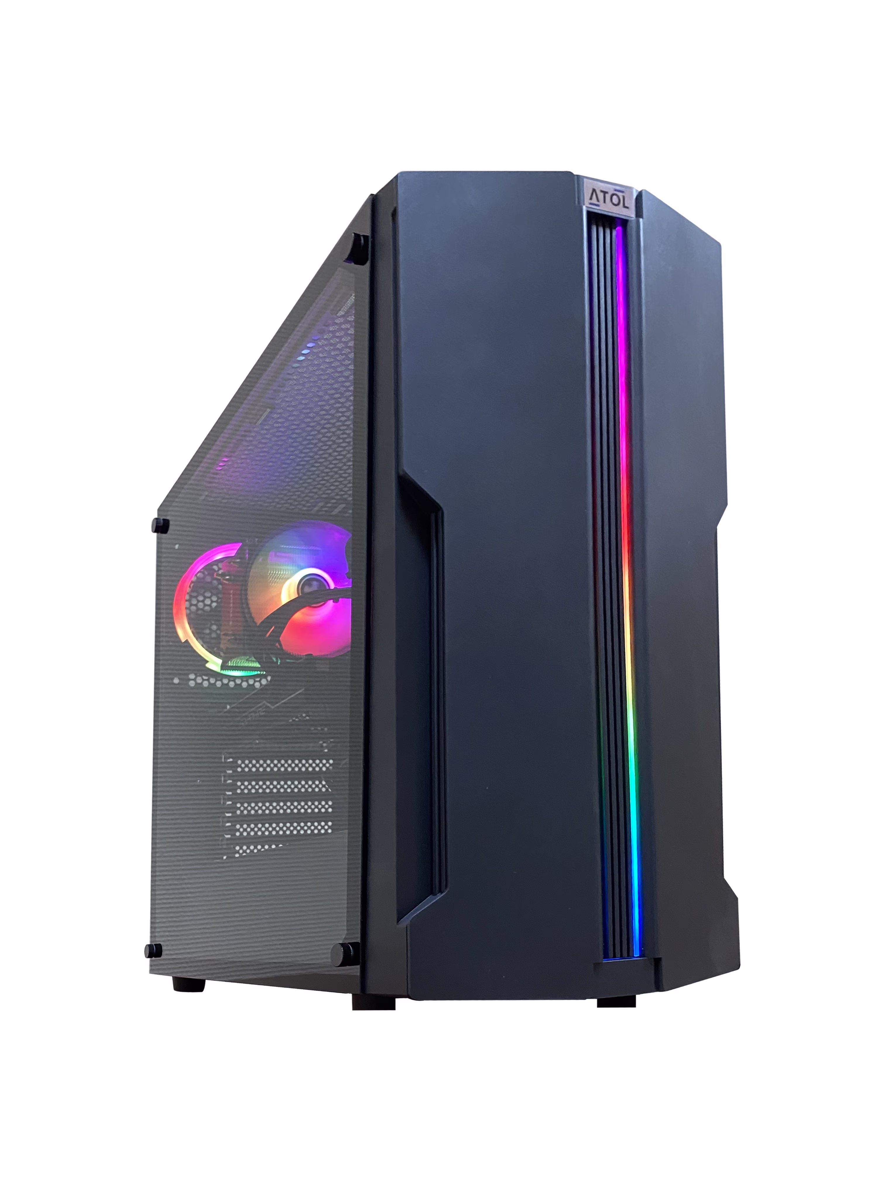 ATOL PC1083MP - Gamer #9: AMD Six-Core Ryzen5 4500 6C/12T 3.6-4.1GHz/ MB B550M VGA, HDMI/ RAM 16GB DDR4 3200/ M.2 NVMe SSD 256GB + 2.5" HDD 2.0TB/ VGA MSI RX6500XT 4GB GDDR6/ Case Xilence X512RGB ATX/ PSU Xilence XP600R7, OS Linux 