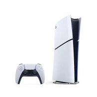 Игровая консоль Sony PlayStation 5 Digital Slim (without Disc Edition), 1TB, White; 1 x Gamepad (Dualsense)
