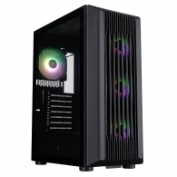Корпус 1STPLAYER H6 / w/oPSU / Side-Window / 4 x F7 / ATX / White thumbnav 1