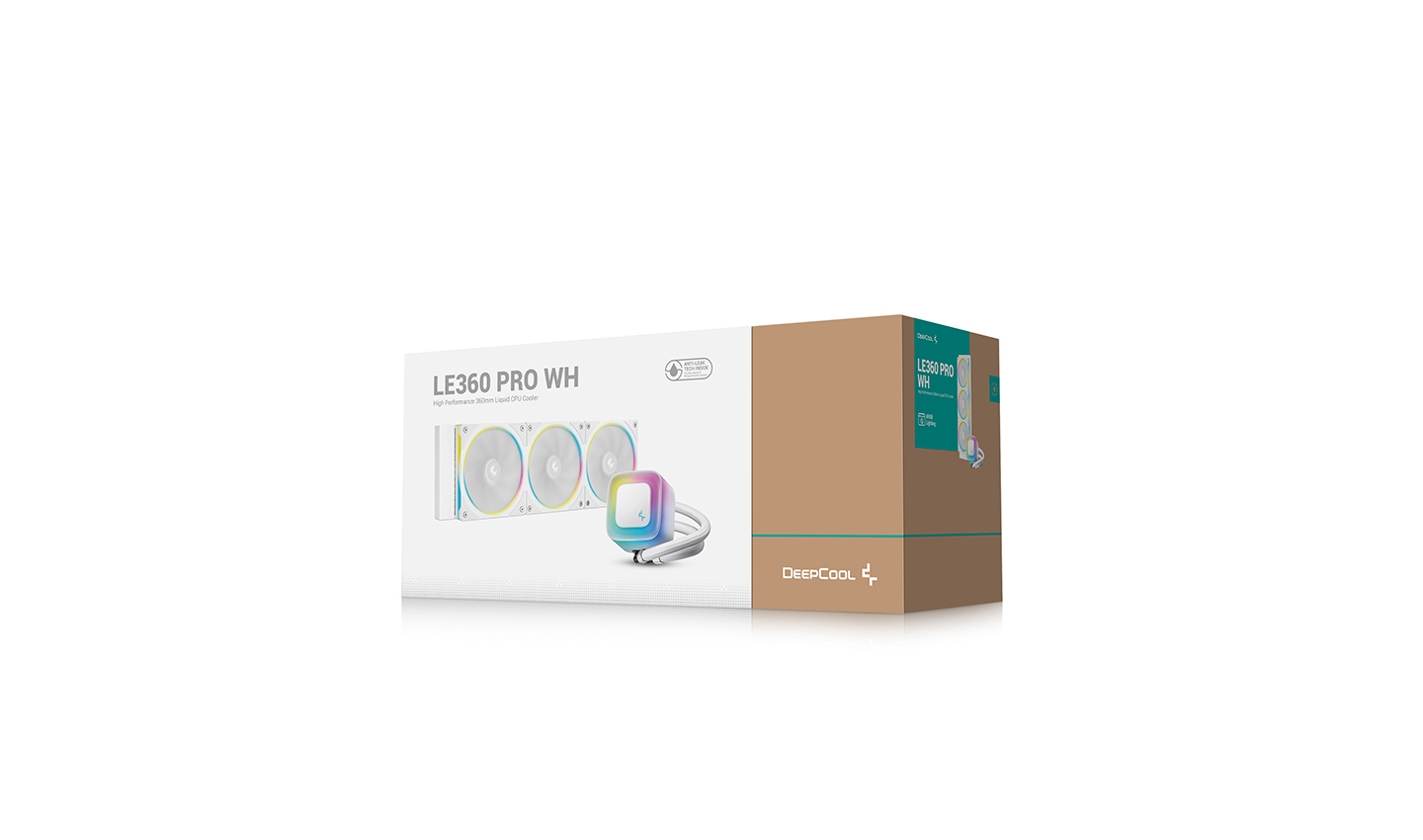 Sistem de racire lichid DEEPCOOL LE360 PRO WH/ Universal/ 300W/ <36.07 dBA/ 66.23 CFM photo 6