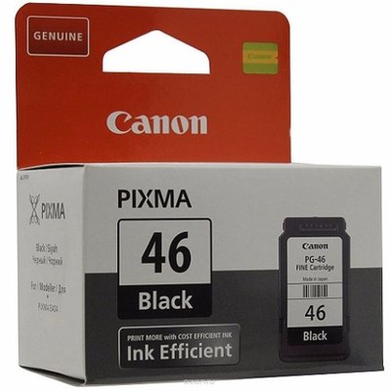 Ink Cartridge Canon PG-46, 15ml black for PIXMA E404,464,484 & iP1600,2200 & MP150,170,450 photo 1 Ink Cartridge Canon PG-46, 15ml black for PIXMA E404,464,484 & iP1600,2200 & MP150,170,450 photo 1