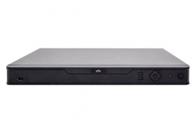 UNV NVR304-16E-B, 16-ch, 4 SATA, Incoming Bandwidth 160Mbps, 16 x 1080P@30 / 8 x 4MP@30 / 4 x 4K@30, Dual Network interface,  Audio In/Out 1/1, Alarm In/Out 16/4, 1U, H.265&4K thumbnav 1